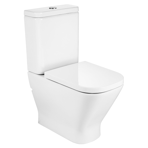 Унитаз-компакт Roca Gap 34273700Н безободковый с микролифтом Унитаз-компакт Roca Gap 34273700Н безободковый с микролифтом