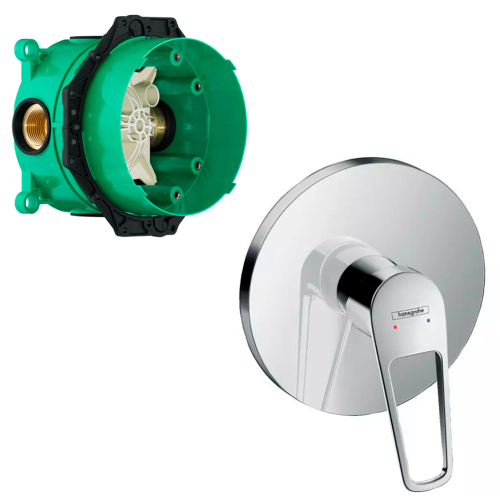 Смеситель для душа Hansgrohe Novus Loop 71365000+01800180 хром