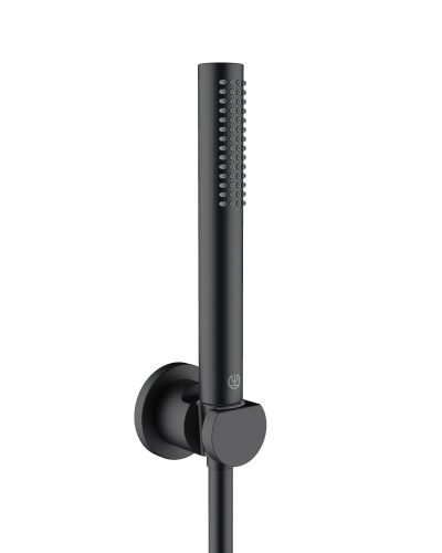 KLUDI NOVA FONTE Puristic Душевой гарнитур для ванны 1S, черный матовый 2085039-15