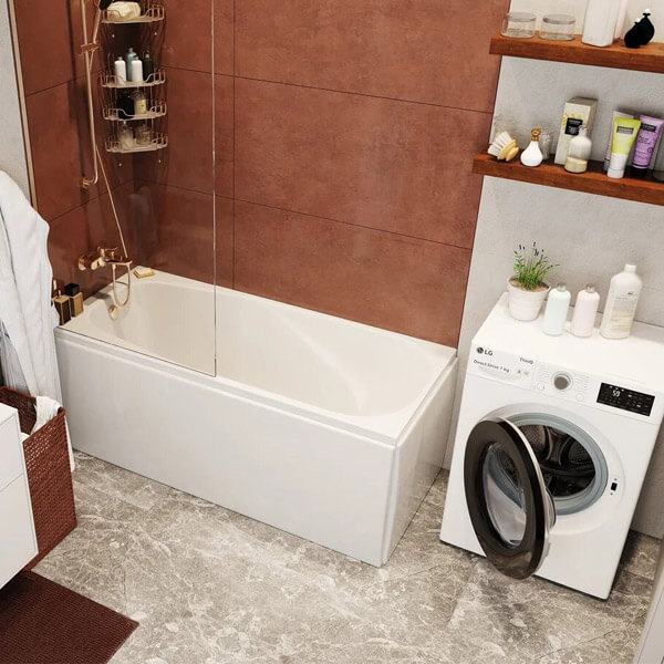 Акриловая ванна Vagnerplast Aronia 160x75 белая, без каркаса