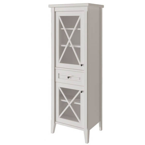 11250-L B003 Пенал напольный 520*1586*430 Наполи CAPRIGO BIANCO light vintage