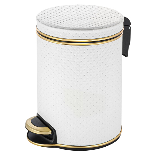 Ведро для мусора золотое 5 л GERALIS V-PWG-B