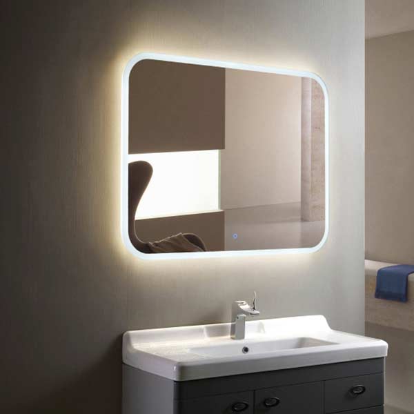 Зеркало с подсветкой AVS Байкал 100х80 см