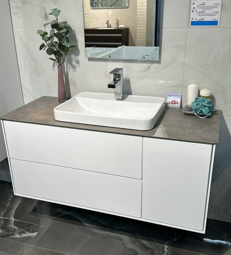 Тумба 1200 3ящ подвес Белый PLAZA Modern KERAMA MARAZZI