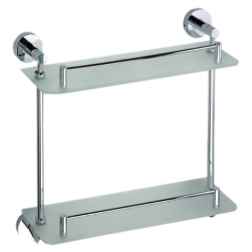 Полочка стеклянная двойная Omega Bemeta 104202122