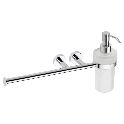 Держатель для полотенца с дозатором жидкого мыла Omega Bemeta 104019012
