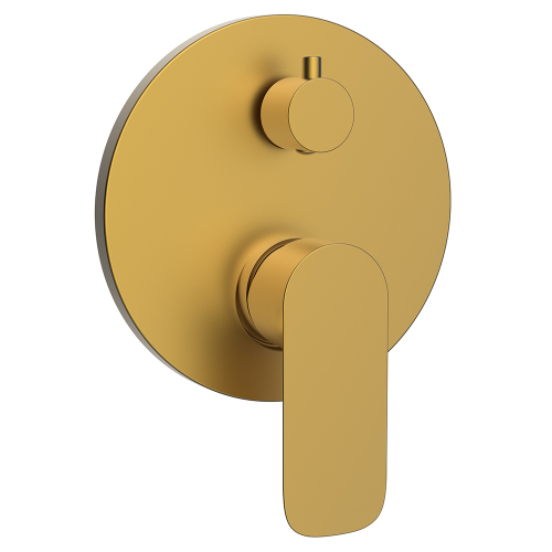 Смеситель для ванны и душа AVS Basic с внутренней частью, брашированное золото Смеситель для ванны и душа AVS Basic с внутренней частью, брашированное золото