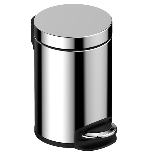 Ведро для мусора AVS Универсал 827-030-SS 3 л, нержавеющая сталь