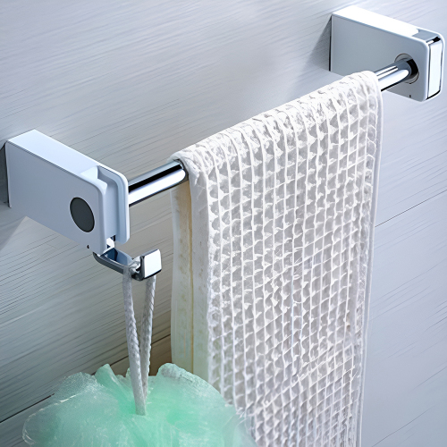 Полотенцедержатель AVS 30 см, хром/белый, двойной Полотенцедержатель AVS 30 см, хром/белый, двойной