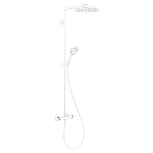 Душевая стойка Hansgrohe Raindance Select S 27633700 белый матовый