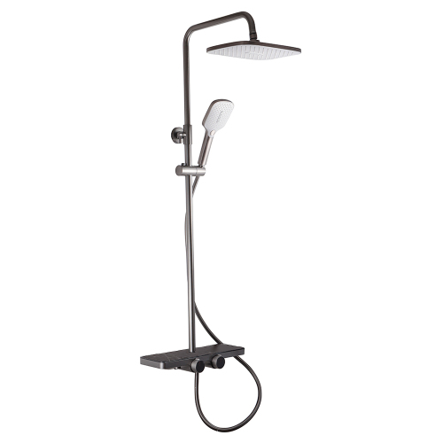 Душевая стойка Maxonor Pure Life Pleasure PL2486-9 пепельный/мрамор Душевая стойка Maxonor Pure Life Pleasure PL2486-9 пепельный/мрамор