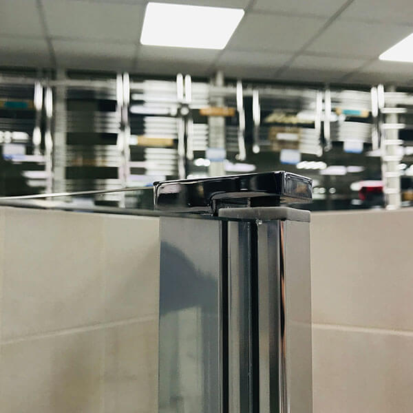 Шторка на ванну 100 см левая AVS Асти Дуо профиль хром, стекло прозрачное 803-0016-150-5545L-CR-T
