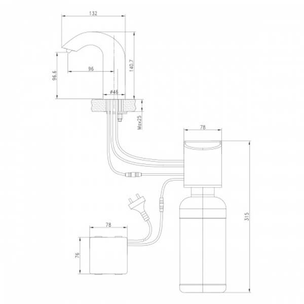 Дозатор Project Lemark LM4642CE Дозатор Project Lemark LM4642CE