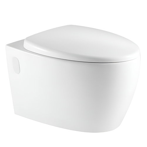 Унитаз подвесной AVS Эллипс безободковый, белый