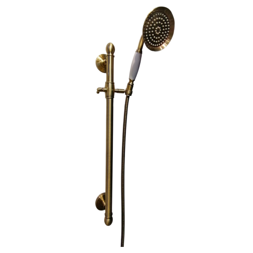 КОМПЛЕКТ Душевая cтойка+ ручной душ+ шланг БРОНЗА ESKO
