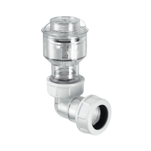 Обратный клапан подпружиненная мембрана 3/4 Ду=19-23мм компрессионное соединение в комплекте с отводом на 90° TUNVALVE