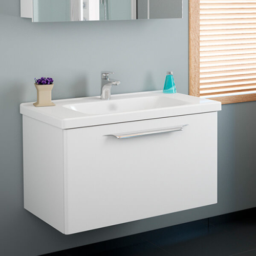 Тумба с раковиной 100 подвесная Lande DIBORG 775217+641259