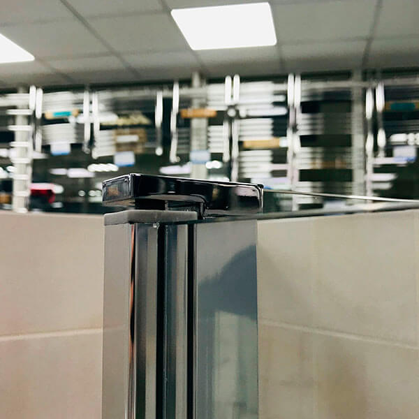 Шторка на ванну 100 см правая AVS Асти Дуо профиль хром, прозрачное стекло 803-0016-150-5545R-CR-T