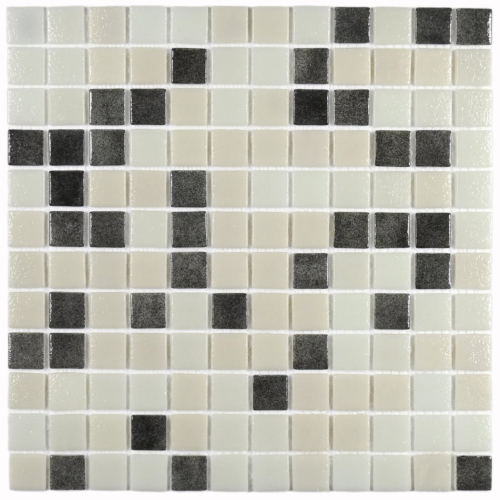 Мозаика Bonaparte Atlantis Nero 31,5x31,5 стеклянная
