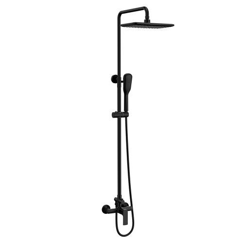 Душевая стойка Lemark Ursus LM7260BL черный матовый