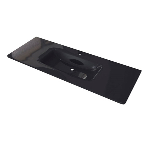 Раковина стеклянная 1200 Графит Accord Caprigo OW15-2215-R810