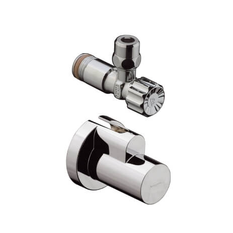 Угловой вентиль с накладкой G 3/8 Hansgrohe 13954000