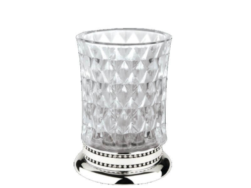 10441 Настольный стакан для зубных щеток хром BRILLANTE BOHEME