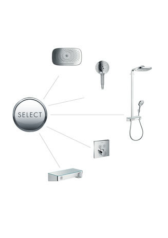 Душевая лейка Air Raindance Select 3 режима Hansgrohe 26530400