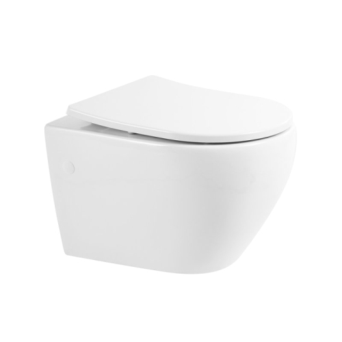 Унитаз подвесной BelBagno Sfera-R BB513CH+BB2031SC безободковый с микролифтом