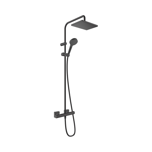 Душевая стойка Hansgrohe Vernis Shape 26286670 черный матовый Душевая стойка Hansgrohe Vernis Shape 26286670 черный матовый