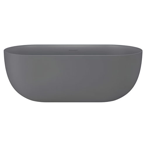 Акриловая ванна AVS Сильва 170x80 серая матовая, с донным клапаном