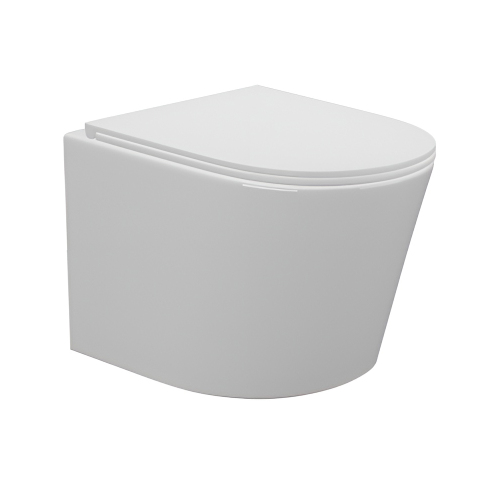 Унитаз подвесной AVS Лемма безободковый, белый Унитаз подвесной AVS Лемма безободковый, белый