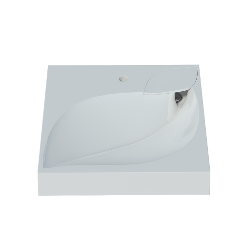 Раковина Madera List 4627173210553 60x60 белая с кронштейнами