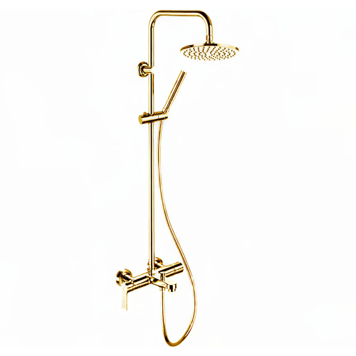 Душевая стойка Remer Class Line L34X7MMM20BG брашированное золото