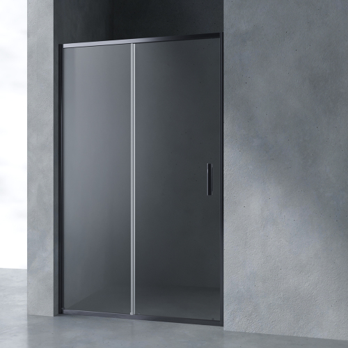 Душевая дверь в нишу AVS Вектор 120 см профиль оружейная сталь, стекло матовое