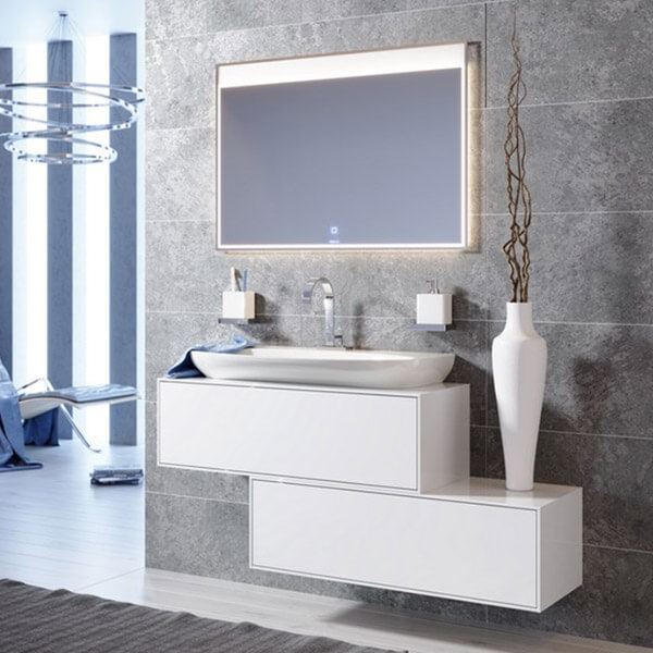 Тумба с раковиной 120 подвесная Genesis Aqwella GEN0112W