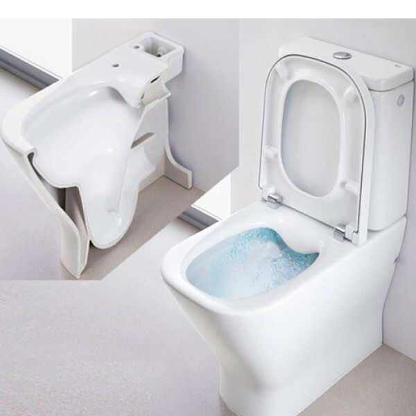 Унитаз-компакт Roca Gap 34273700Н безободковый с микролифтом Унитаз-компакт Roca Gap 34273700Н безободковый с микролифтом