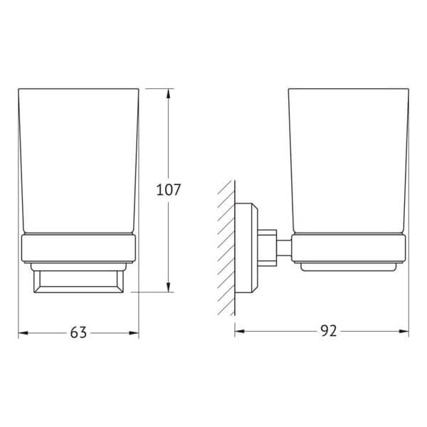 Стакан Hagel Artwelle 9921A