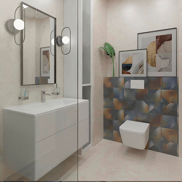 Керамогранит AVS by Colortile Ethnic Lost Blue 60x120 матовый (Уценка 90%)
