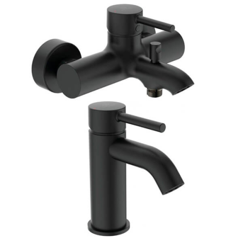 Комплект смесителей Ideal Standard Ceraline BC268XG+BC199XG черный матовый