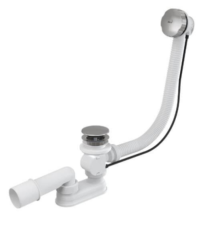 A55КМ-100 Сифон д/ван автомат d70 100 см Alcaplast