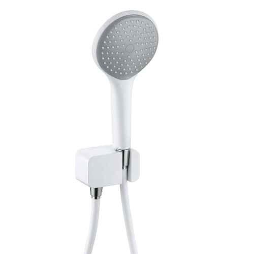 KLUDI FRESHLINE Душевой гарнитур для ванны 1S, белый/хром 6787091-00