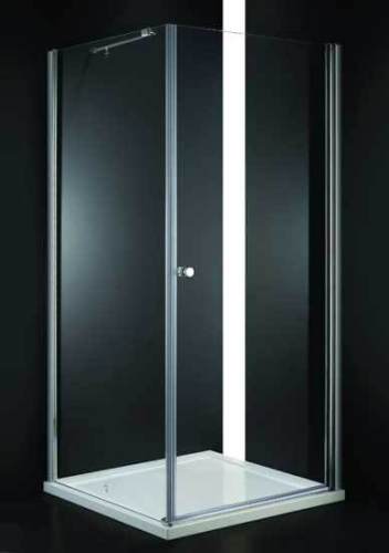 Душевой уголок Cezares Elena ELENA-W-A-1-90-P-Cr-R 90х90 профиль хром, рифленое стекло