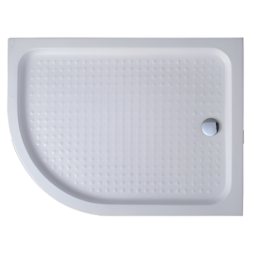 Поддон для душа Cezares Tray 120x90 белый, прямоугольно-асимметричный, акрил, с сифоном, правый