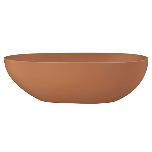 Акриловая ванна AVS Магия 180x85 терракотовая матовая, с донным клапаном