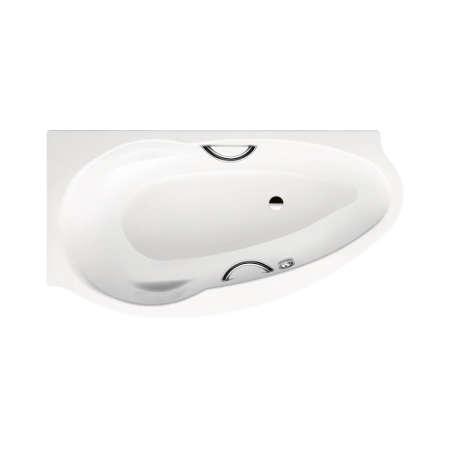 Ванна StudioStar 170х90,прав. стальная +отв.д/руч easy-clean 827-1 белая (н.5037) KALDEWEI