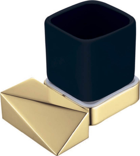 10314-G-B Стакан стекло к стене ЗОЛОТО VENTURO Boheme