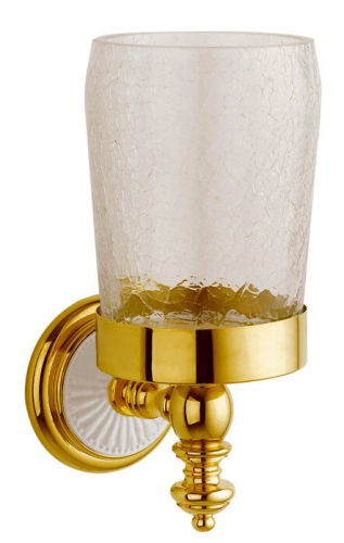 10104 Стакан для зубных щеток ЗОЛОТО PALAZZO BIANCO Boheme