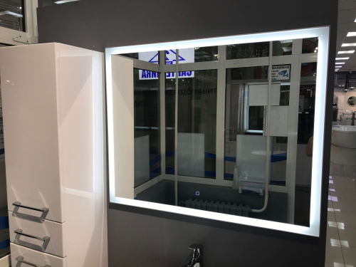 Зеркало с подсветкой AVS Селигер 100х80 см