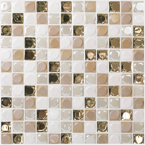 Стеклянная мозаика 317x317 AURA GOLD BLEND VIDREPUR